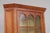 Wood David Smith Tiger Maple 2 Piece Country Corner China Cabinet For Sale - Image 7 of 18