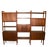 Brown Freestanding Mid Century Danish Modern Style Wall Unit C. 1950/60's For Sale - Image 8 of 18