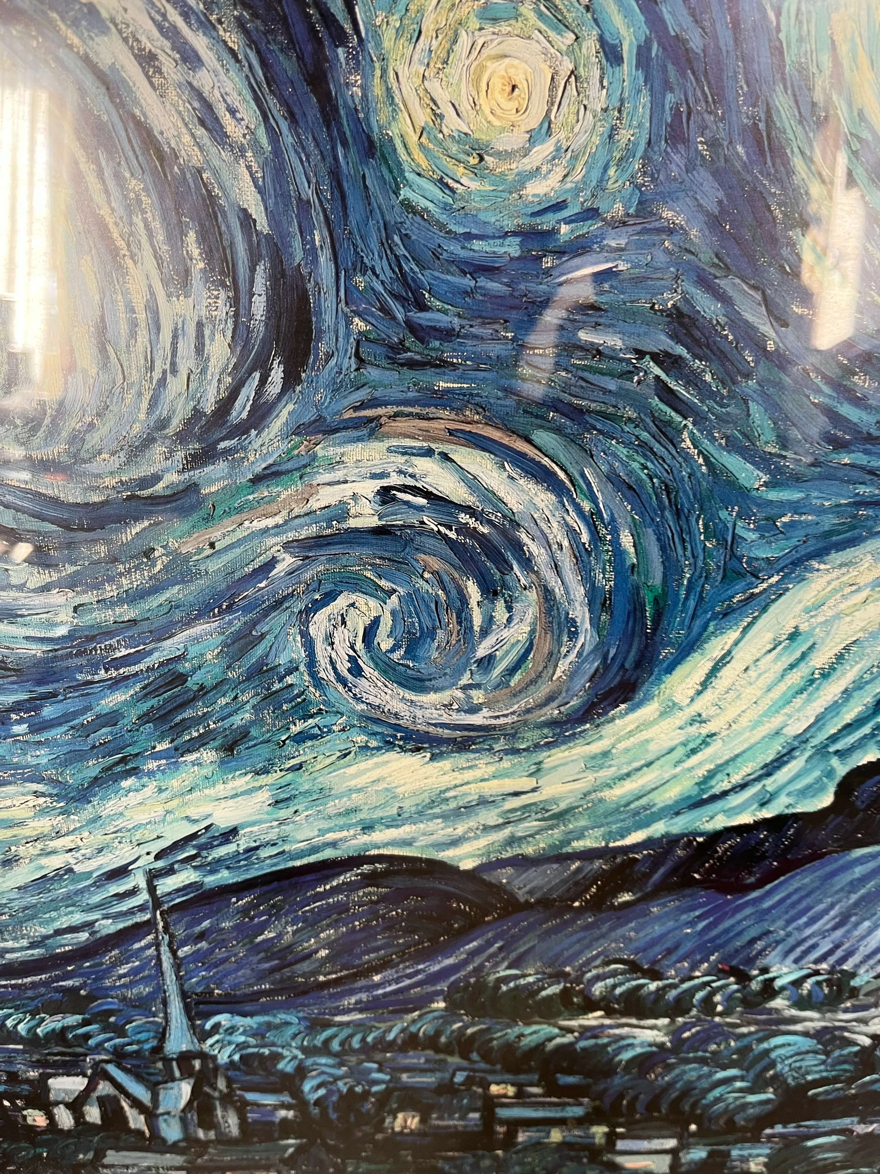 Rare Moma Vincent Van Gogh 1085 Exhibition Poster - Double Matted