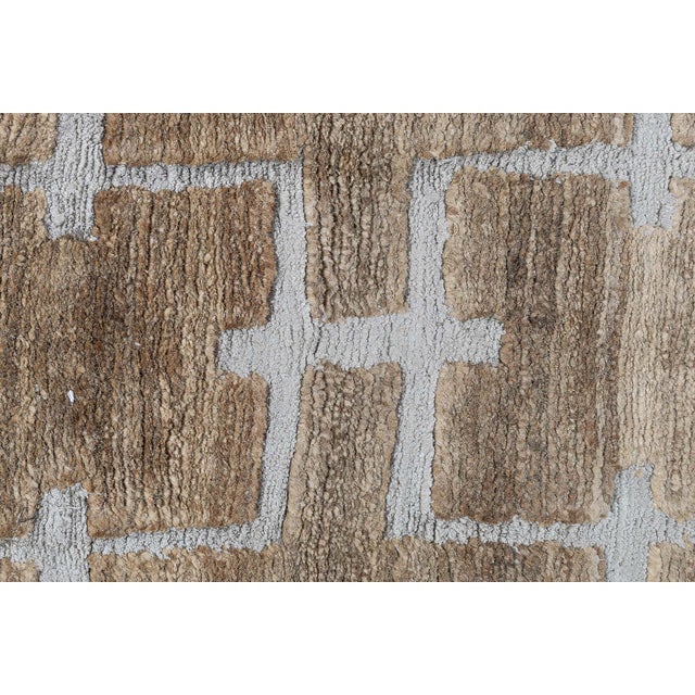 Contemporary Harvin Design Rug – Handmade Hemp & Silk by Doris Leslie Blau For Sale In New York - Image 6 of 7