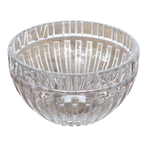 1980s Tiffany & Company Crystal Atlas Bowl