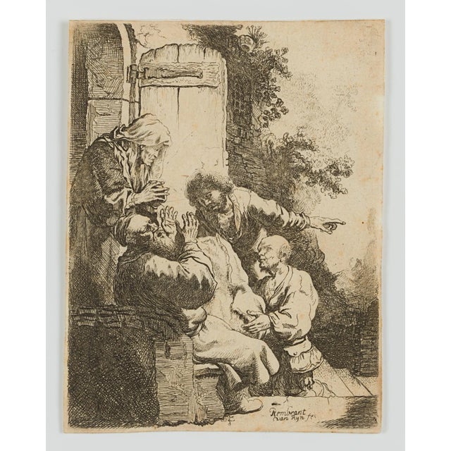 Unknown (17th century) after Rembrandt: Rembrandt Harmenszoon van Rijn (1606 Leiden - 1669 Amsterdam): Joseph's skirt is...