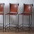 Spanish Spanish Hacienda Wrought Iron & Leather Counter Stools, 1960s For Sale - Image 3 of 18