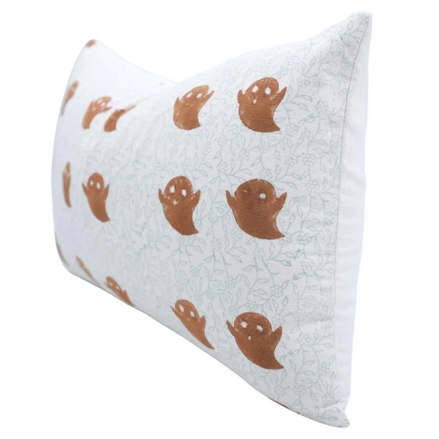 Add a spooky yet stylish touch to your home with Fabdivine’s Ghost block print cushion cover. Handcrafted from soft,...