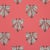 Schumacher x Marian Mcevoy Bow-Wow-Wow Wallpaper In Red For Sale