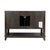 Reece 48 in. W Wood & Quartz Single Sink Bathroom Vanity, Dark Roast Coffee Wire Brushed For Sale - Image 9 of 11