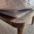 Wood Frances Solid Oak Chair in Stripe Stone Washed Linen For Sale - Image 7 of 8