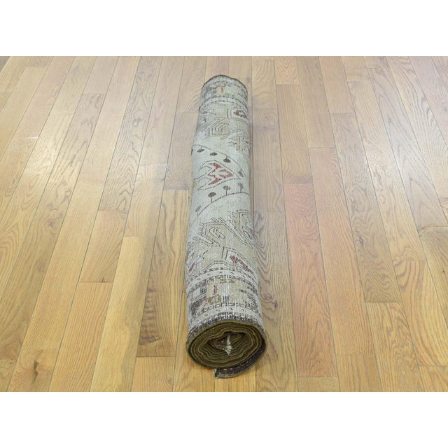 Doris Leslie Blau Antique Karabakh Caucasian Tan Rug - c. 1900 Paisley Design For Sale - Image 10 of 13