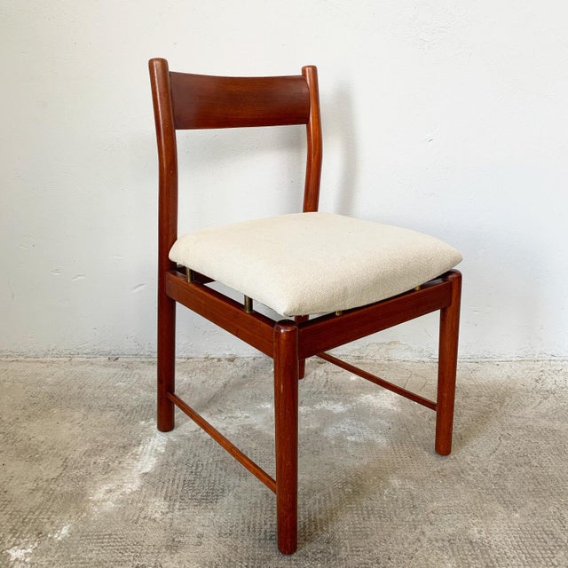Vintage Teak Chairs by Ilmari Tapiovaara for La Permanente in Cantù, 1960s, Set of 6 For Sale - Image 11 of 14