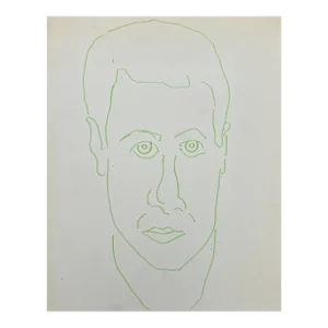 1960s Larry Connatser Self Portrait