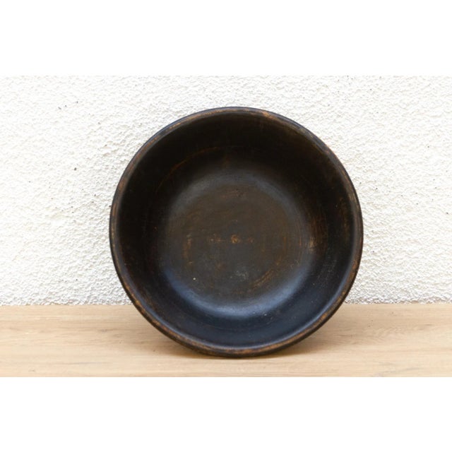 Vintage African Wood Pedestal Bowl For Sale In Los Angeles - Image 6 of 8