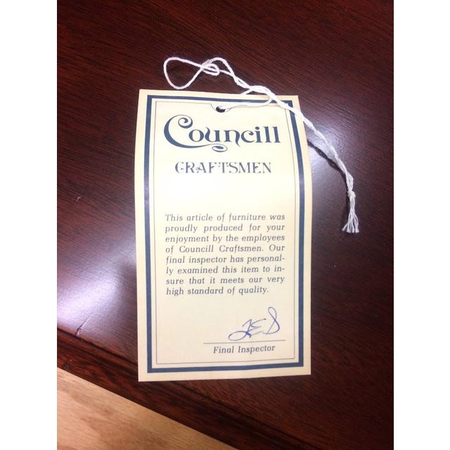 Vintage Lowboy Chest, Councill Craftsmen Furniture For Sale - Image 9 of 12