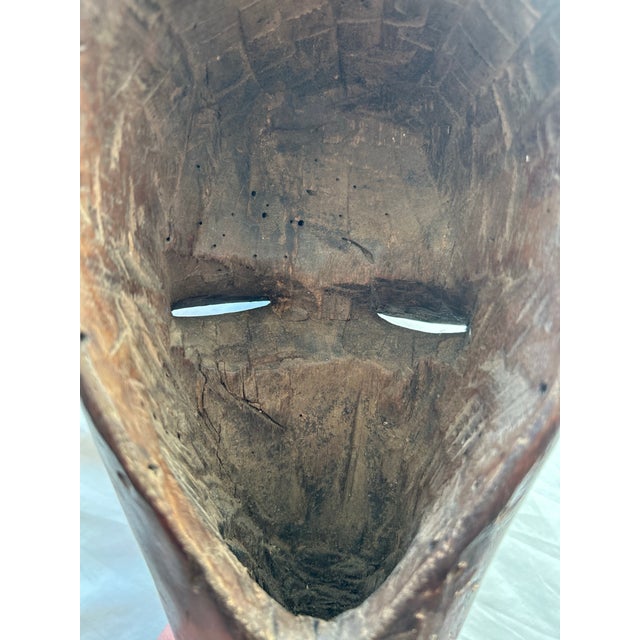 1960s Hand Carved Dan Ge Gon Zoomorphic Mask For Sale - Image 4 of 8