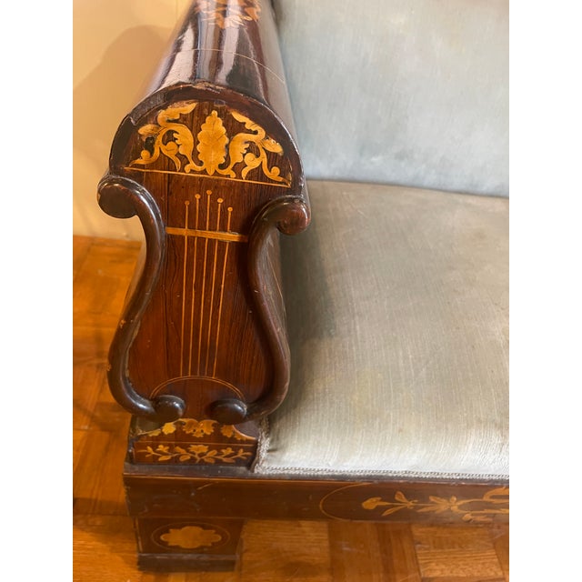 18th Century Dutch Rosewood & Fruitwood Sofa For Sale In Los Angeles - Image 6 of 12