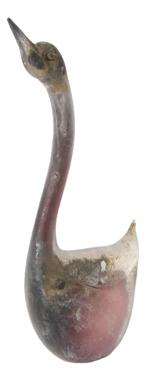 Excavation Swan in Murano Glass by Gino Cenedese