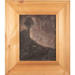Paolo La Motta, Landscape, 2000s, Oil Painting on Cardboard, Framed For Sale