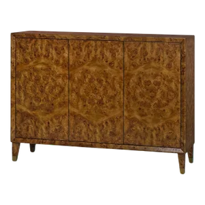 Mid Century Style Burl Credenza