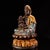 Asian Late 19th Century Cloisonné Bronze Guanyin With Child, 4500g, Gilt Figurine For Sale - Image 3 of 8