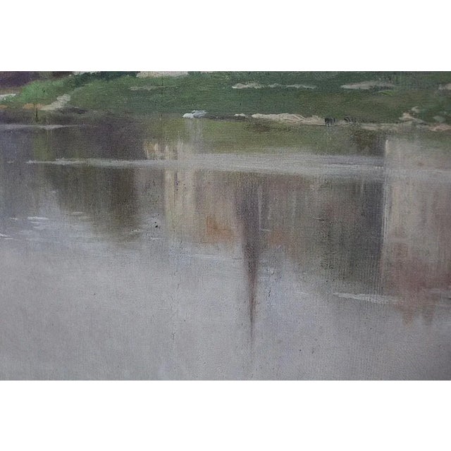 A. Delahogue, Gold Framed Canvas Painting, 1892 For Sale - Image 9 of 18