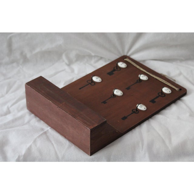 Key Holder Box in Wood and Metal, 2000s For Sale - Image 4 of 18
