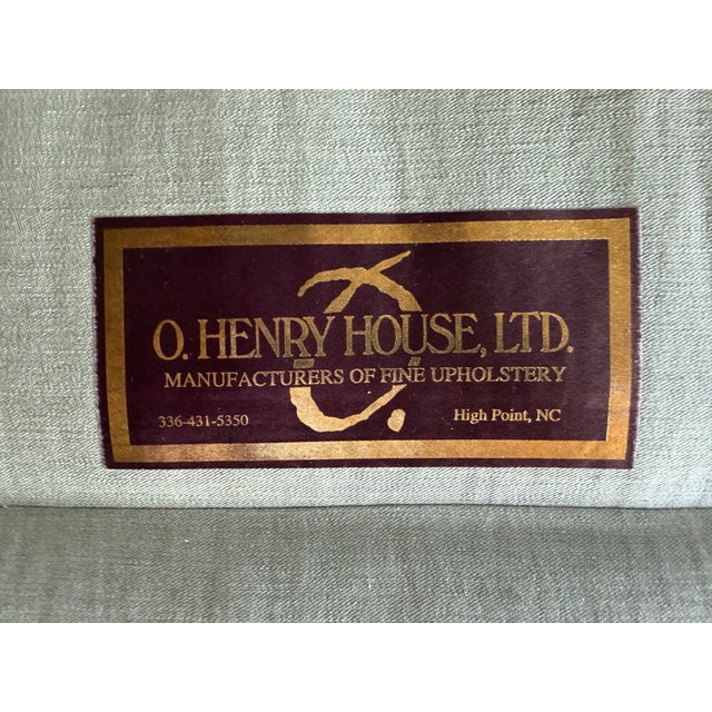 Cream O Henry House Custom Slip Cover Couch For Sale - Image 8 of 9