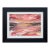 Impasto Abstract Landscape Seascape Framed Painting With Pink Red Black & Golden Yellow, 2024 For Sale