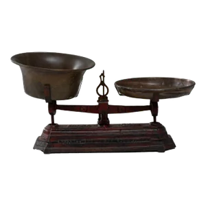 19th Century French Metal Scale