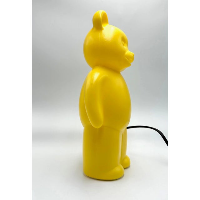 Yellow Lumibear Teddy Bear Table Lamp from Blick Art Creativ, 1990s For Sale - Image 8 of 9