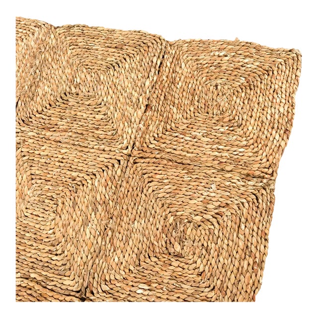 Rush House for Chairish Monterey Water Hyacinth Rug - 5' x 7' For Sale