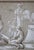 Antique Original 1700's Italian Design for Frieze Figural Wash Drawing For Sale - Image 9 of 12