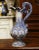 This elegant and colorful antique ewer was sculpted in Brittany, France, circa 1890. The unique large pitcher stands on a...
