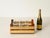 Large Walnut and Brass Bar Crate by T. Barbi, Italy, 1970s For Sale - Image 9 of 15