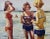 Figurative Shirl Herbert Goedike -Girls at the Beach in Summer 1999 -Painting For Sale - Image 3 of 8
