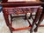 Pair of Chinoiserie Hardwood Marble Inseted Side Tables For Sale - Image 9 of 18