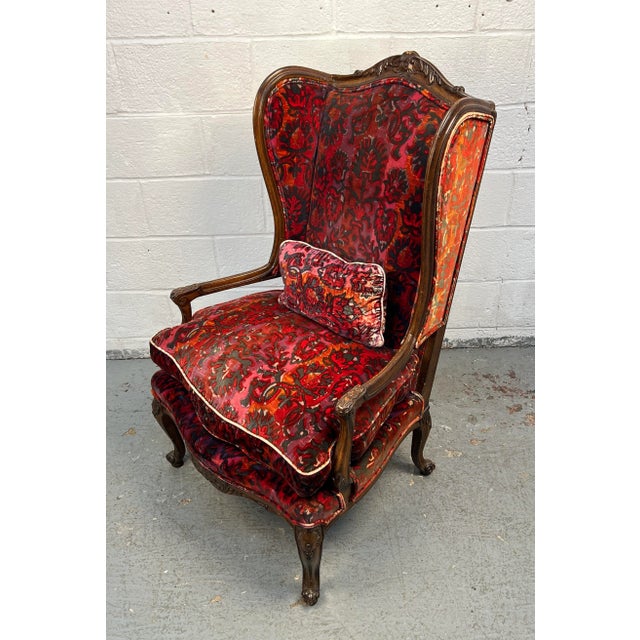 Early 20th Century Marvelous Louis XV French Bergere Chairs For Sale - Image 4 of 10