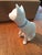 Sweet white kitty cat with a blue collar that has a butterfly on it. This figurine is made by Lenox and is called Sweet...