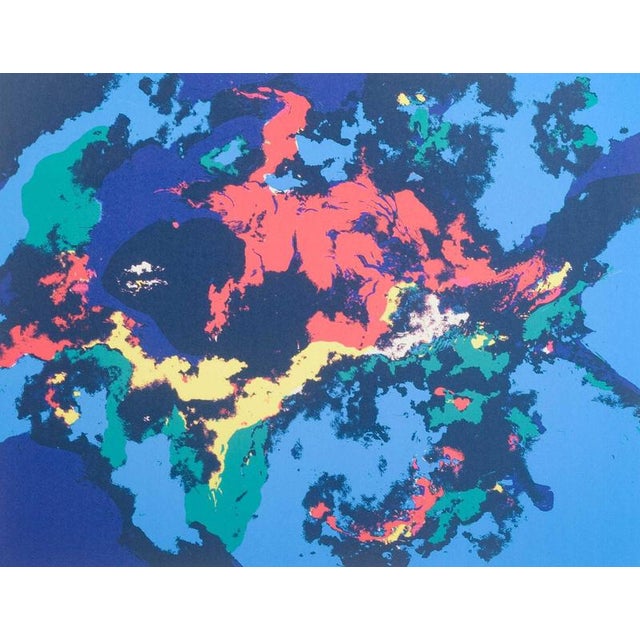 Kirsten Ernst, Abstract Composition, 1980, Color Lithograph on Paper For Sale - Image 6 of 6