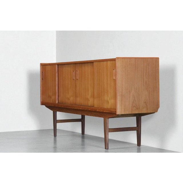 P.Westergaard Stylish sideboard from P. Westergaard Møbelfabrik in Odense, Denmark. The sideboard is, being Danish, of a...