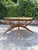 Vintage Mid Century Moroccan Embossed Brass Teak Wood Spider-Leg Coffee Table For Sale - Image 12 of 14