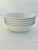 Johnson Brothers 1990s Athena Pattern Johnson Brothers Ironstone White Dessert Bowls - Set of 5 For Sale - Image 4 of 4