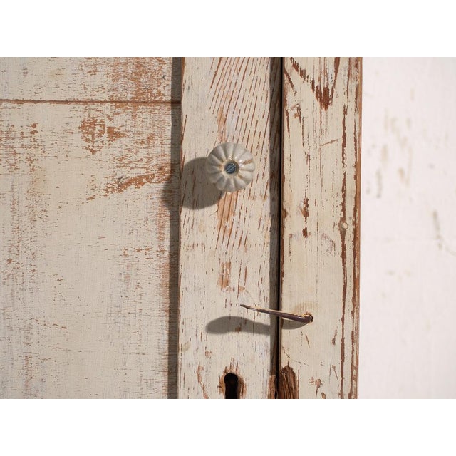 Metal Cupboard in Pine, Central Europe, 1900 For Sale - Image 7 of 13