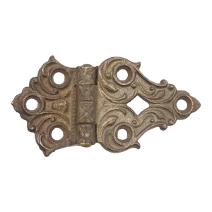 Antique 3.75 In. Victorian Bronze Offset Ice Box Hinge
