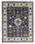 10x14 Purple Hand-Knotted Wool Floral Constellation Traditional Carpet Rug For Sale - Image 9 of 9