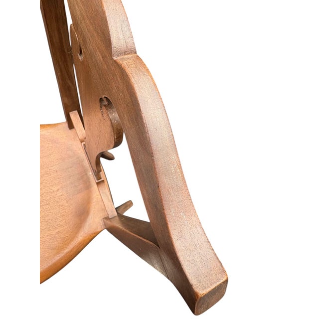 Early 20th Century Robert Mitchell Furniture Co. Colonial Revival Mahogany Hall Chair For Sale - Image 10 of 10