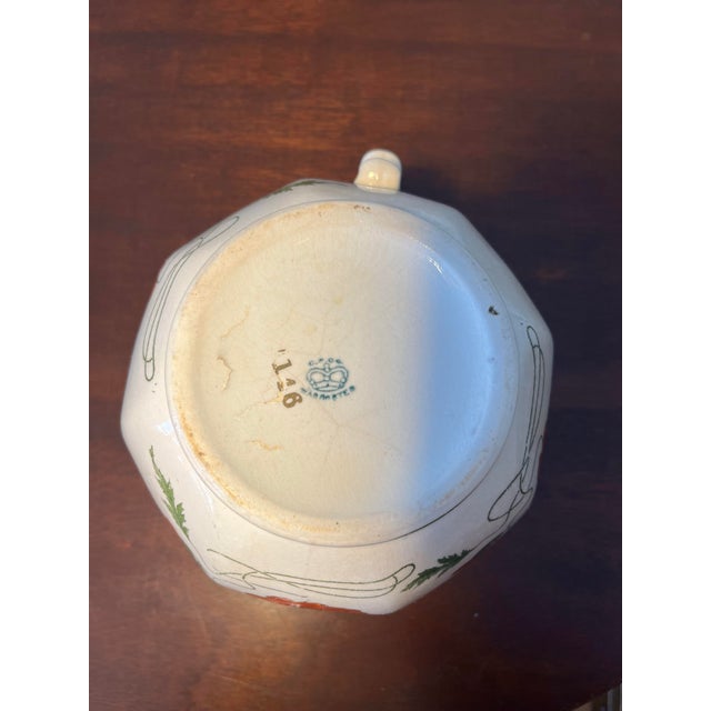 Ceramic Antique Crown Pottery Pitcher For Sale - Image 7 of 10