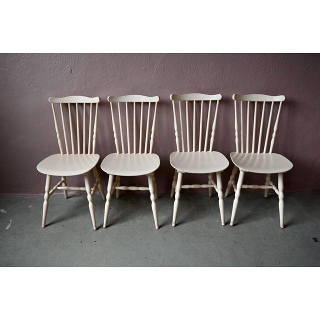 Bistrot Bohèmian Chairs in Wood from Baumann, Set of 4 For Sale - Image 4 of 18