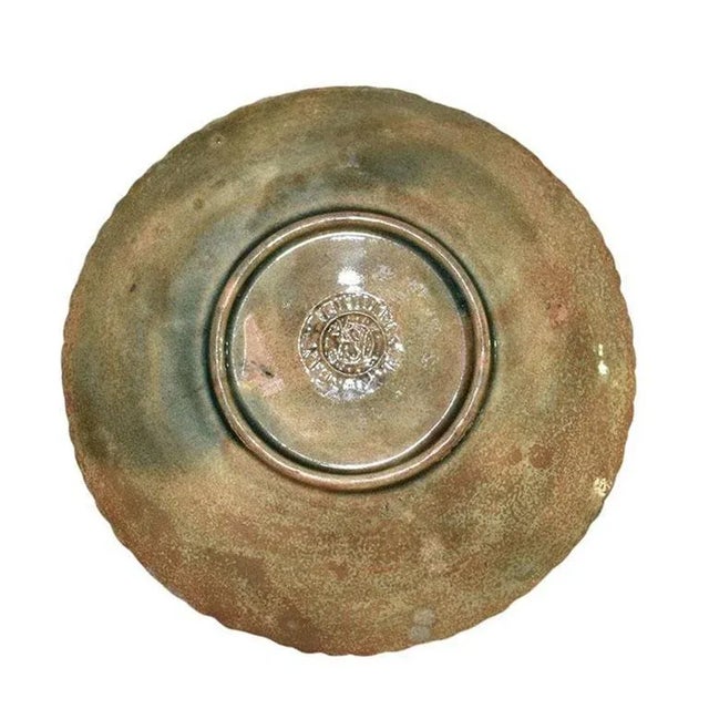 Victorian Antique Etruscan Seaweed Griffin Smith Hill Majolica Tea Cup and Saucer 19th Century For Sale - Image 3 of 7