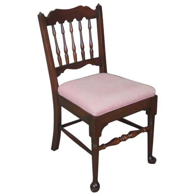 Pennsylvania House Early American Style Solid Cherry Vanity Desk Chair