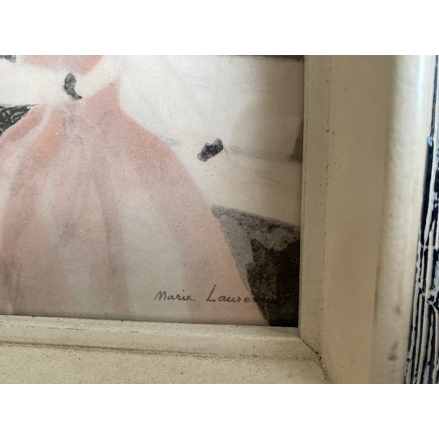 Mid 20th Century Portrait Prints After Marie Laurencin, Framed - Set of 2 For Sale - Image 9 of 11