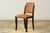 Wood Set of 6 1930s French Art Deco Maple Dining Chairs in Tan Leather For Sale - Image 7 of 18